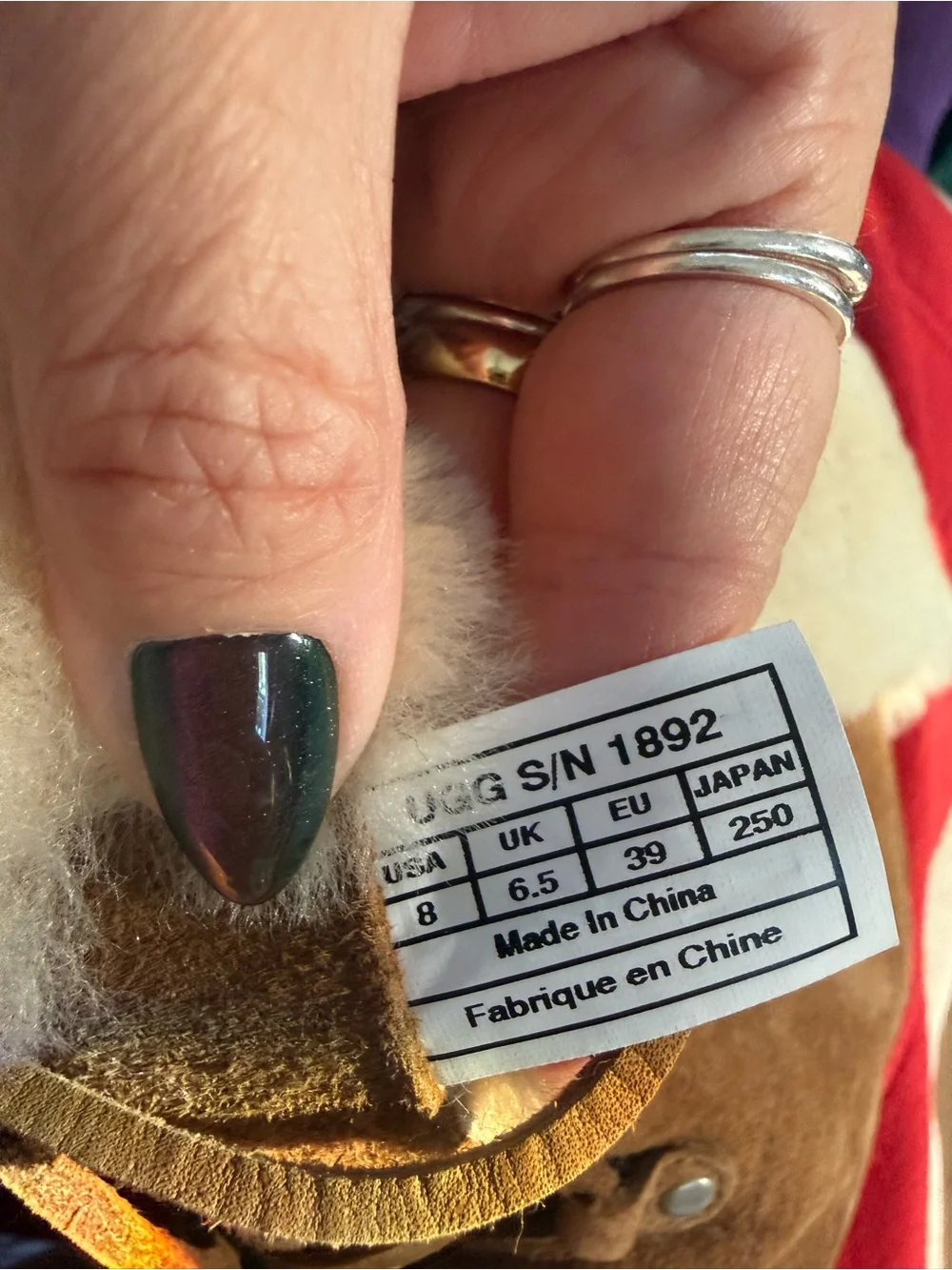 UGG warm shearling